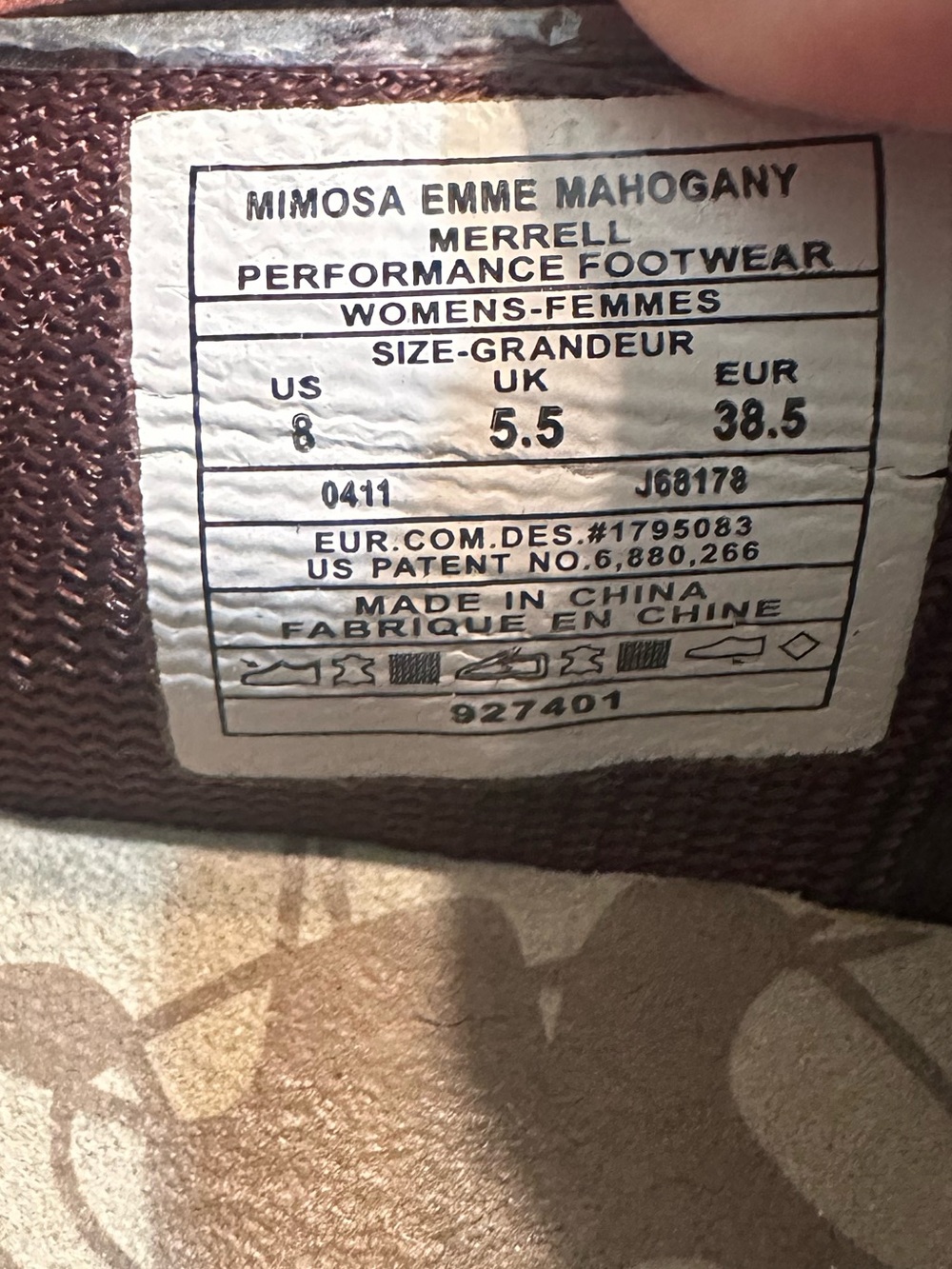 MERRELL Mimosa Emme Mary Jane Performance Shoe Size 8 Great Condition! - Picture 9 of 11